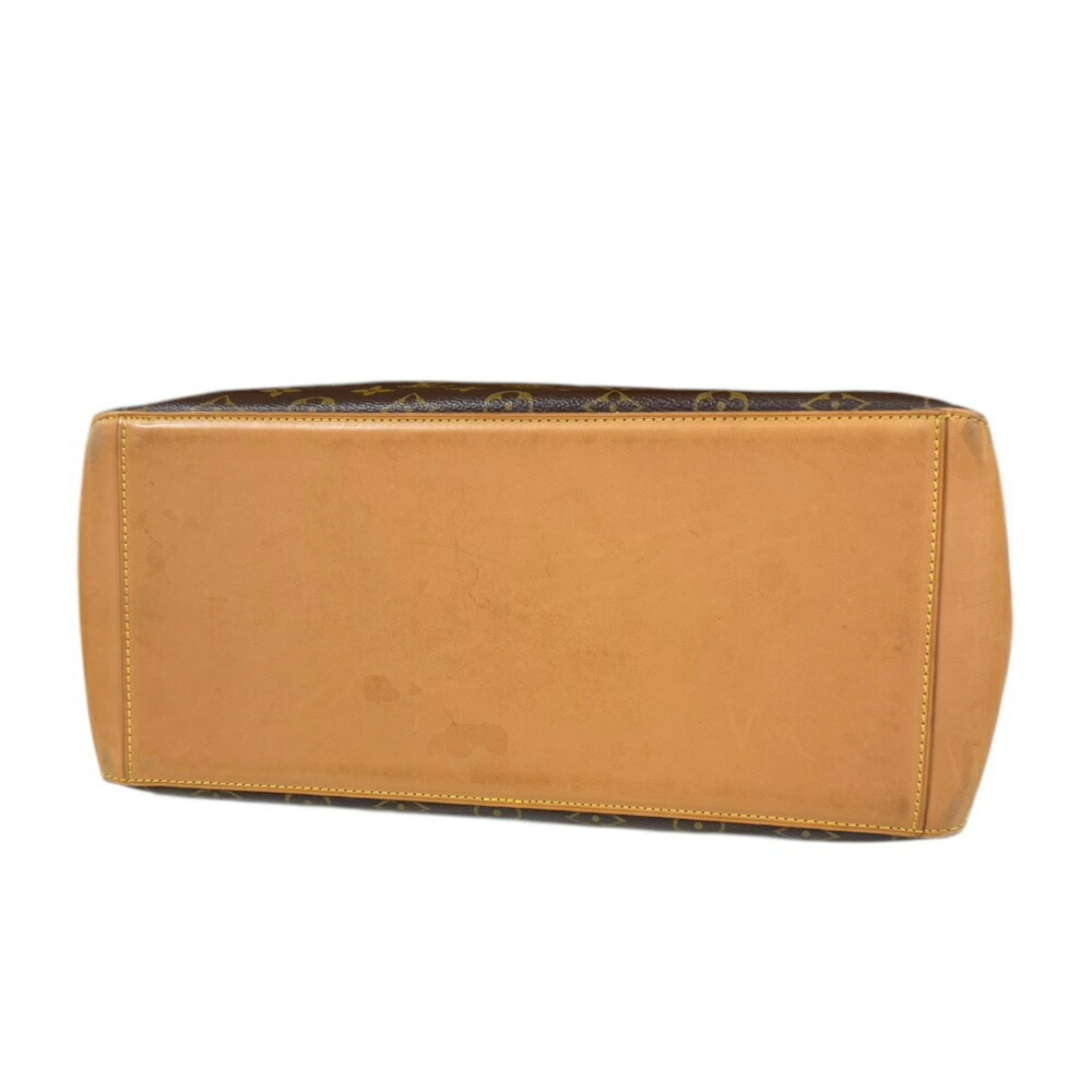 LOUIS VUITTON Authentic Brown Monogram Canvas Tote Bag - Picture 5 of 11